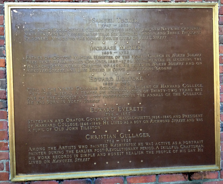 Paul Revere Mall plaque #9